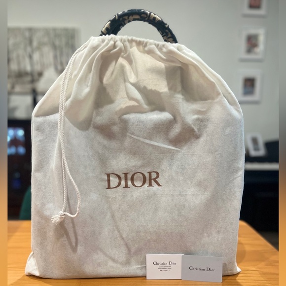 Large Dior Book Tote - Never Used, Pristine. - Picture 9 of 10